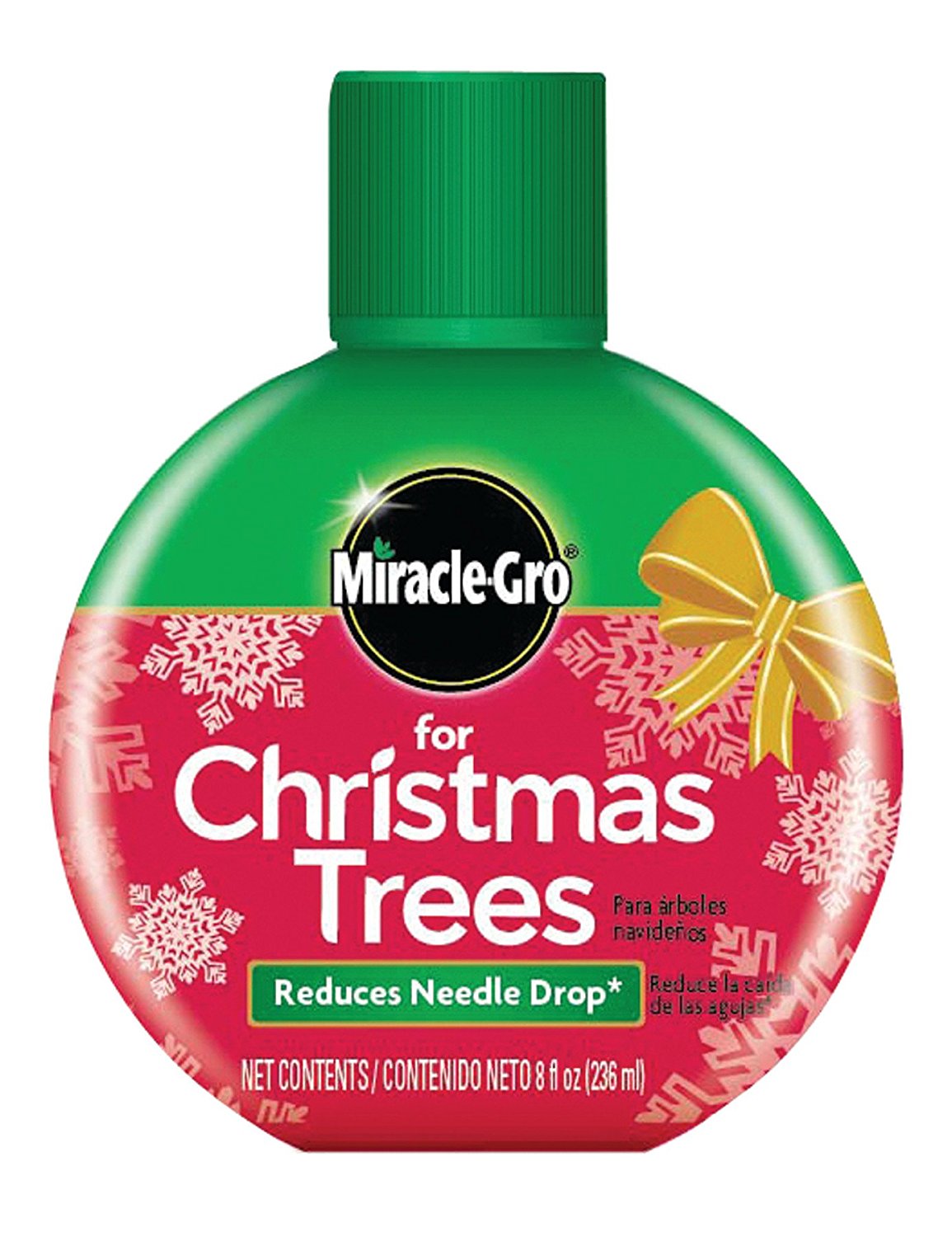 Miracle-Gro 101660 Christmas Tree Food Fertilizer, Reduces Needle Drop, 8 Oz