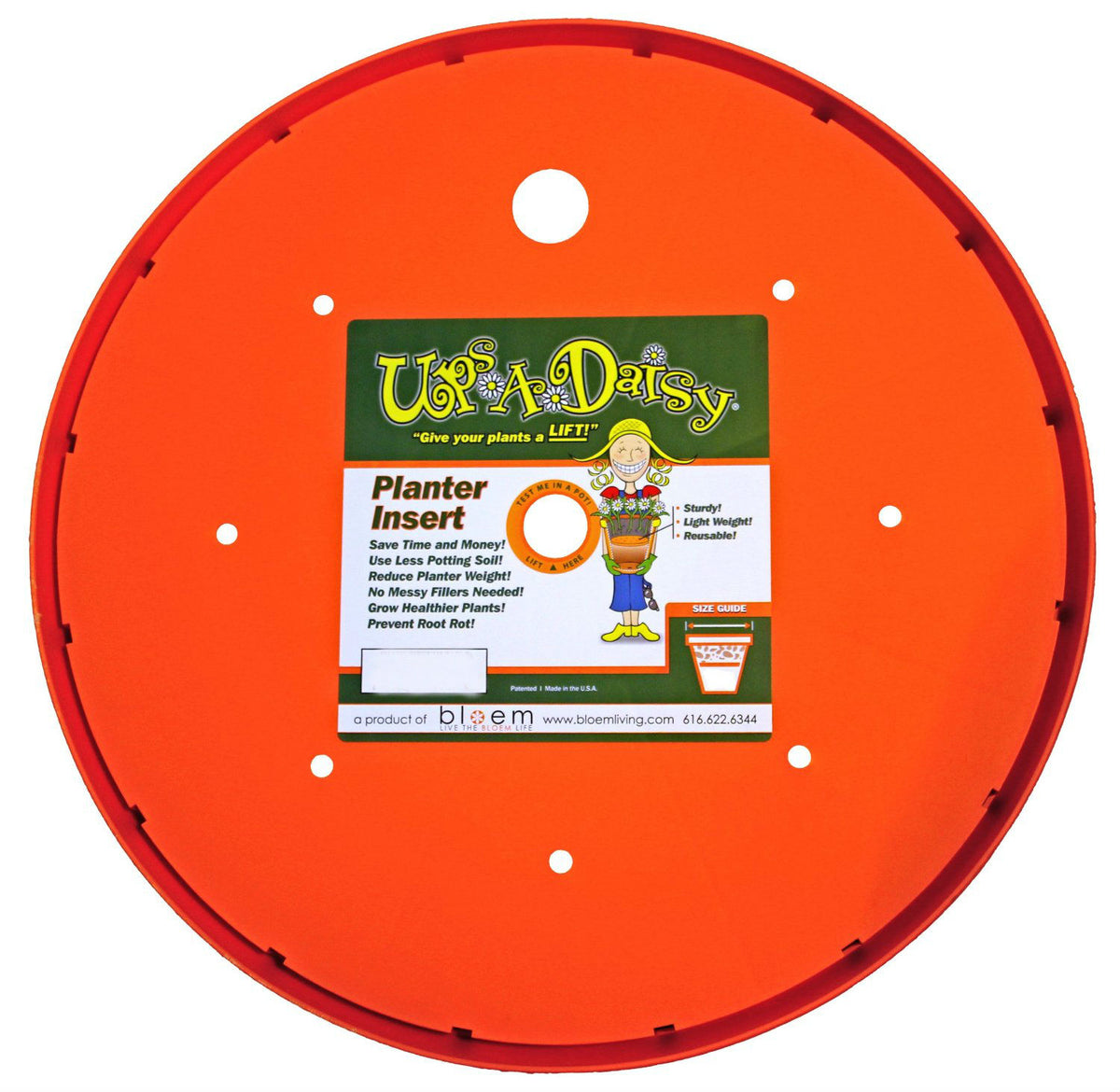 Bloem T6320 Ups-A-Daisy® Round Planter Insert, 10"