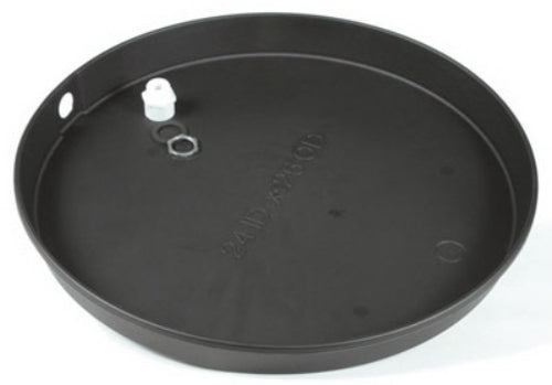 Camco 11460 Plastic Drain Pan, 22" ID x 2.63" Deep
