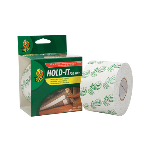 Duck 519244 Hold-It For Rugs™ Non-Slip Latex Roll Tape, 2.5" x 25'