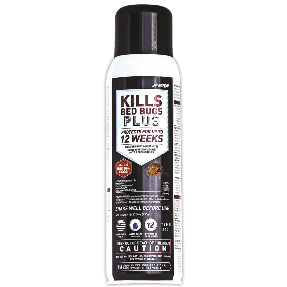 JT Eaton™ 217 Kills Bed Bugs Plus Spray, 17.5 Oz