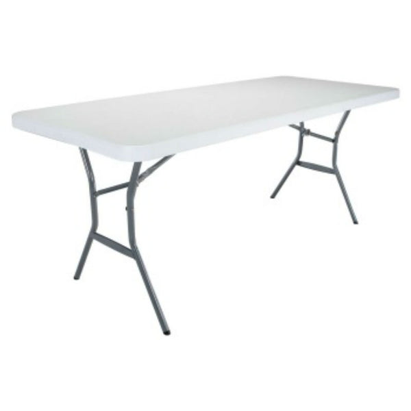 Lifetime 2924 Light Commercial Folding Table 30" x 72", White Granite
