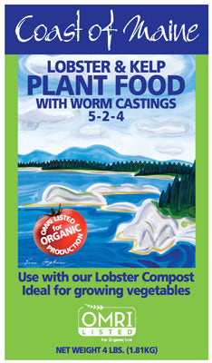 Master Nursery LK4C Lobster & Kelp Granular Plant Food 4 lb, 5-2-4
