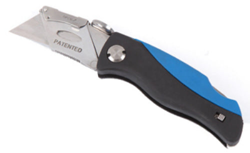 Master Mechanic 176181 Folding Lock Back Utility Knife with 5 Blades