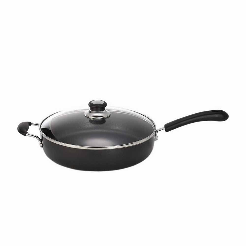 T-Fal® A9108294 Specialty Nonstick Jumbo Cooker with Glass Lid, 5 Qt