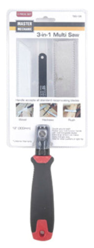 Master Mechanic 176189 Double Ground Teeth Multi Saw, 3-In-1
