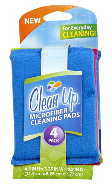 Clean Up™ 8894 Microfiber Cleaning Pads, 4-Pack