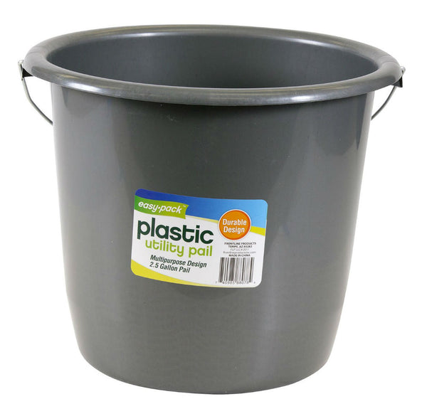 Easy Pack™ 8078 Plastic Utility Pail, 2.5-Gallon