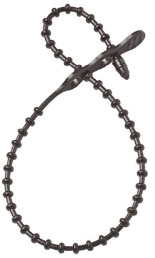 Gardner Bender 45-12BEADBK Reusable Black Beadle™ Cable Tie, 12"