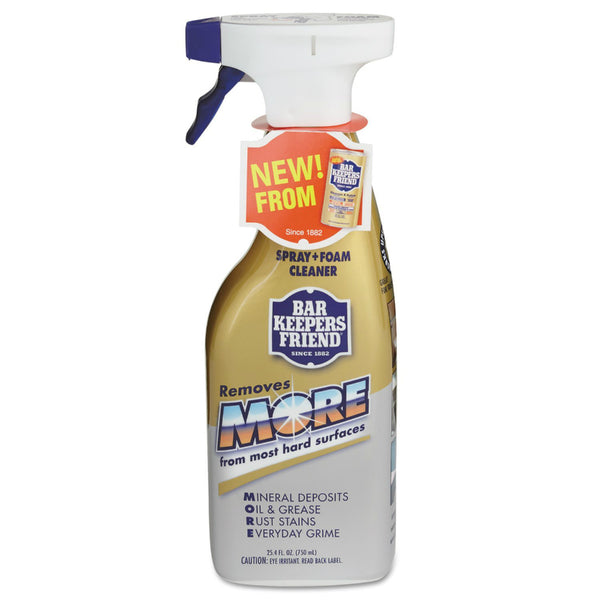 Bar Keepers Friend 11727 MORE Spray & Foam Cleaner, 25.4 Oz