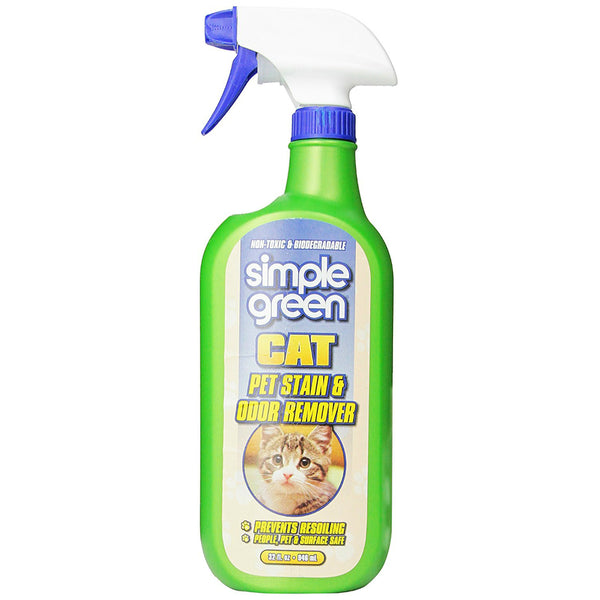 Simple Green® 2010000615311 Cat Pet Stain & Odor Remover, Non-toxic, 32 Oz