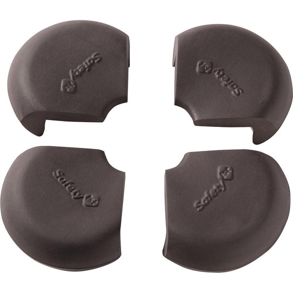 Safety 1St® HS164 Foam Corner Bumper, Espresso, 4-Pack