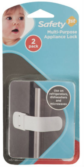 Safety 1St® HS155 Multi-Purpose Appliance Lock, White, 2-Pack