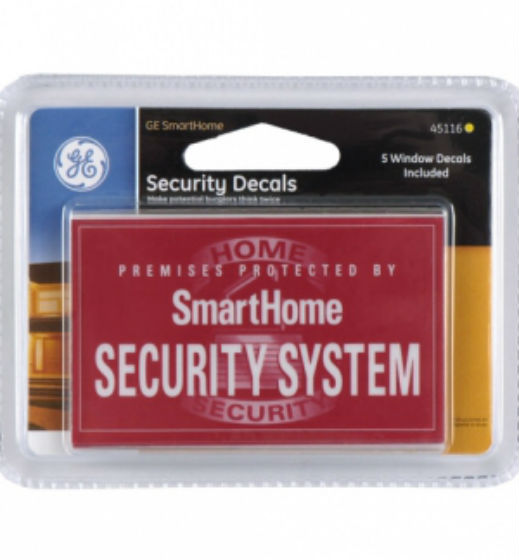 GE 45116 Security Decal, 5 Pack