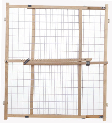 North States 4618A Extra-Wide Expandable Wire Mesh Safety Gate, 29.5"-50" x 32"