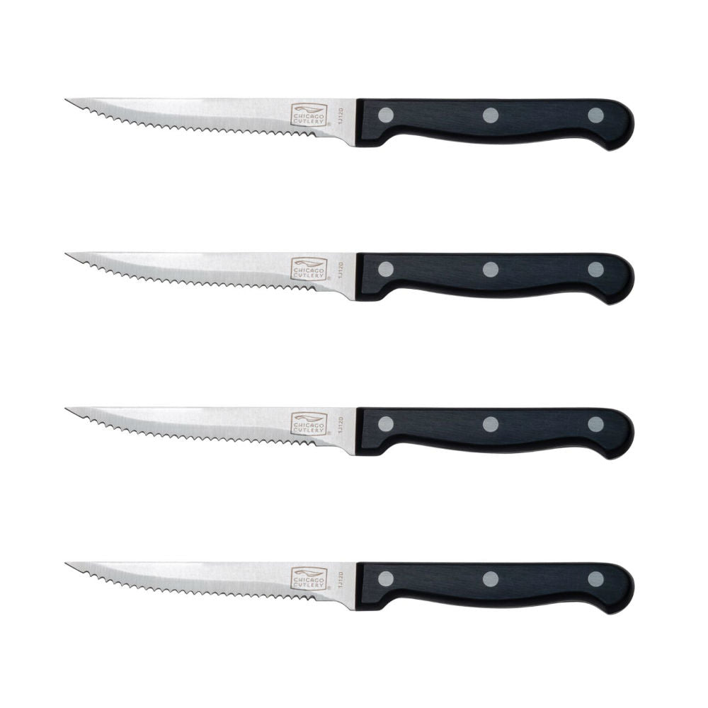 Chicago Cutlery® 1094283 Essentials® Steak Knife Set, 4-Piece