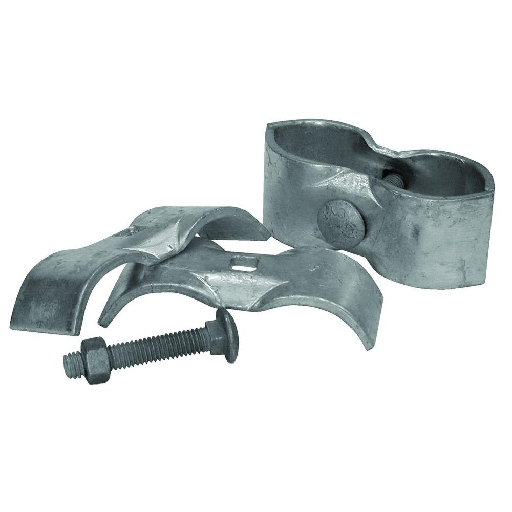 YardGard® 328526C Galvanized Steel Panel Clamp, 1-3/8" x 1-3/8", 2-Pack