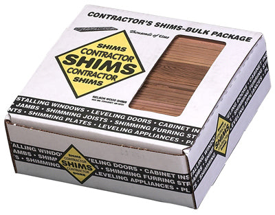 Nelson Wood Shims 8", 84-Pack