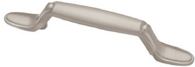 Liberty P50122H-SN-C5 Decorative Spoon Foot Pull, 3", Brushed Satin Nickel