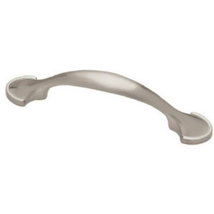 Liberty Hardware P39955H-SN-C Half Round Foot Pull, Brushed Satin Nickel, 3"