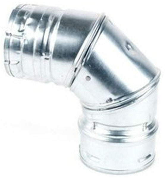 DuraVent® 4PVL-E90 Pellet Vent 90-Degree Elbow, 4"