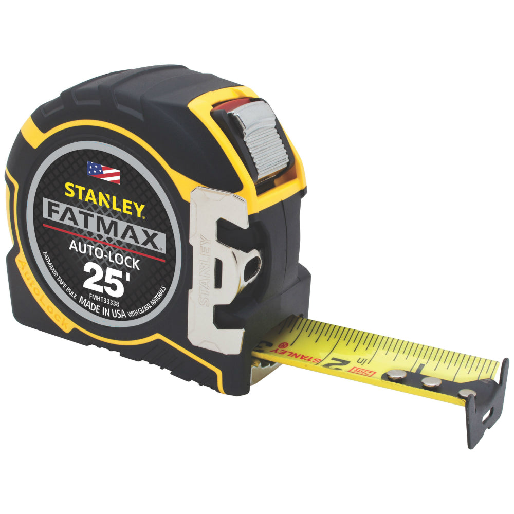 Stanley® FMHT33338L Fatmax® Auto Lock Measuring Tape, 25' x 1-1/4"