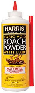 Harris HRP-16 Boric Acid Roach Killer Powder, 16 Oz