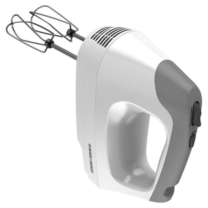 Black & Decker MX3000W Lightweight Hand Mixer, 5-Speed, 250 Watt