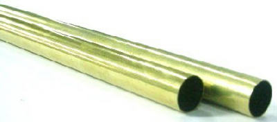 K & S 8127 Round Brass Tube, 1/8" OD x 12" Length