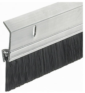 Frost King SB36H Heavy Duty Aluminum Brush Door Sweep, 2" x 3"