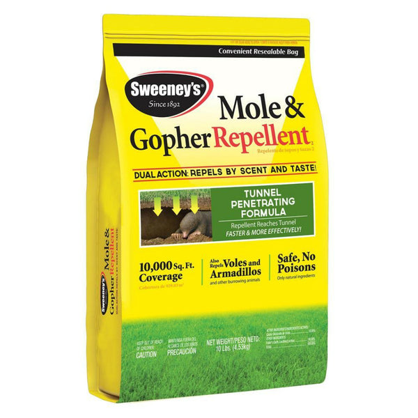 Victor M7002-2 Dual Action Mole & Gopher Granular Repellent, Non-toxic, 10 Lbs
