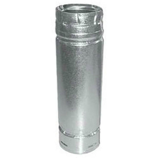 DuraVent® 4PVL-36R Pellet Vent Pipe w/ Twist Lock Construction, 4"D x 36"L
