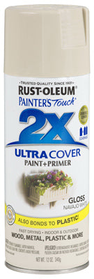 Rust-Oleum® Painter's® Touch 2x Spray Paint, 12 Oz, Gloss Navajo White