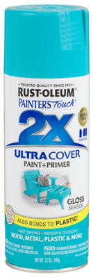 Rust-Oleum® Painters® Touch 2x Ultra Cover Spray Paint, 12 Oz, Gloss Seaside