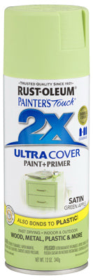 Rust-Oleum® Painter's® Touch 2x Spray Paint, 12 Oz, Satin Green Apple