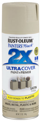 Rust-Oleum® 249080 Painter's® Touch 2x Spray Paint, 12 Oz, Satin Fossil