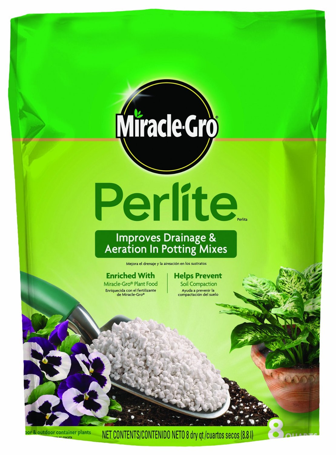 Miracle Gro 74278430 Perlite Organic, 8 Quart