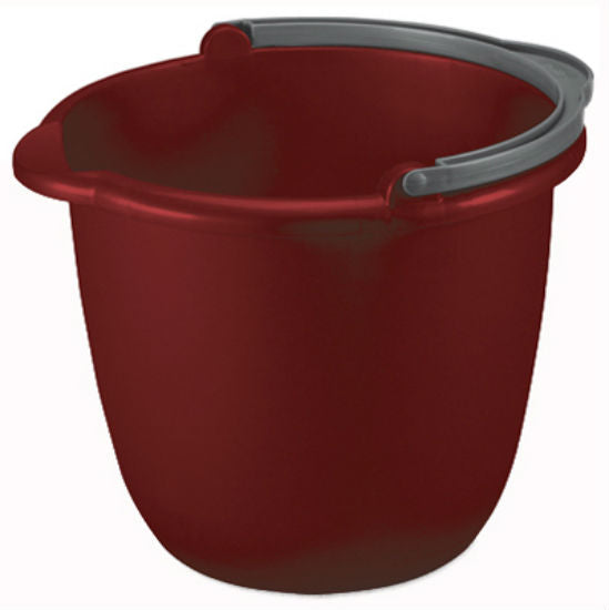 Sterilite® 11225812 Spout Pail, 14 Qt, Classic Red