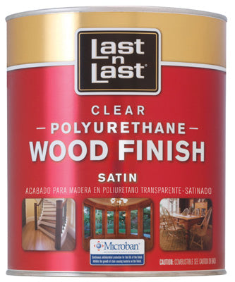 Last N Last 53104 Polyurethane Wood Finish, 1 Qt, Satin
