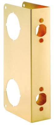 First Watch Security 2258-PB Door Reinforcer, 9", Polished Brass