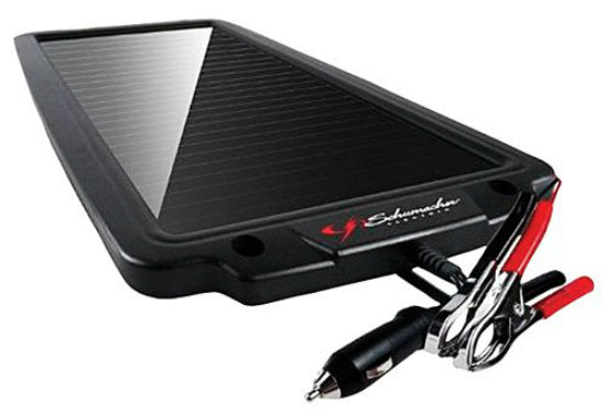 Schumacher® SP-200 Solar Powered Battery Maintainer/Charger, 2.4W