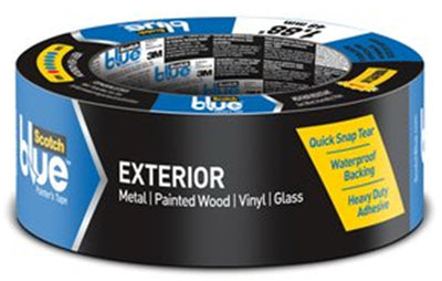 ScotchBlue 2097-36EC Painter's Tape for Exterior Surfaces, 1.41" x 45 Yard, Blue