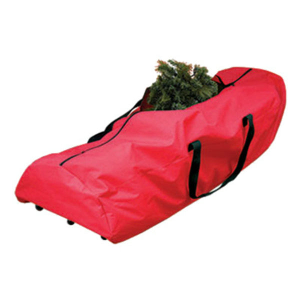 Dyno Seasonal 77002-1 Christmas 9' Artificial Tree Rolling Storage Bag, Red