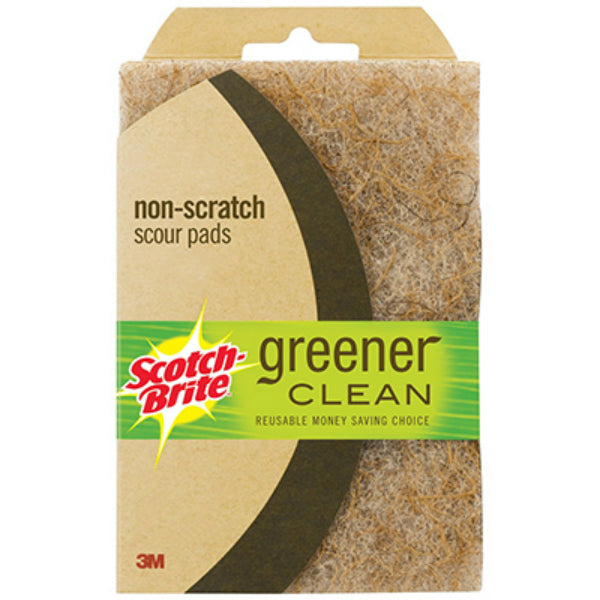 Scotch-Brite™ 97223-3-12 Greener Clean Non-Scratch Scour Pads, 3-Pack