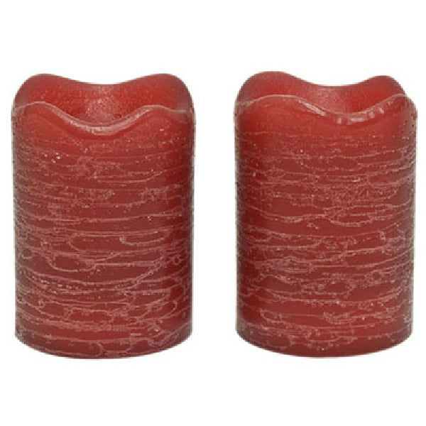 Inglow CG10288CU45 Pomegranate Fig Scented Rustic Votive Candles, 2.5", 2-Pack