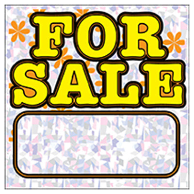Hy-Ko 22203 For Sale Polyethylene Sign, 12" x 12"