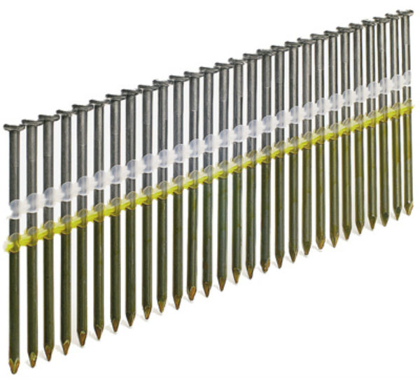 Senco® KD28APBSR Full Round Head Smooth Shank Plastic Collated Nail, 20°, 500-Ct