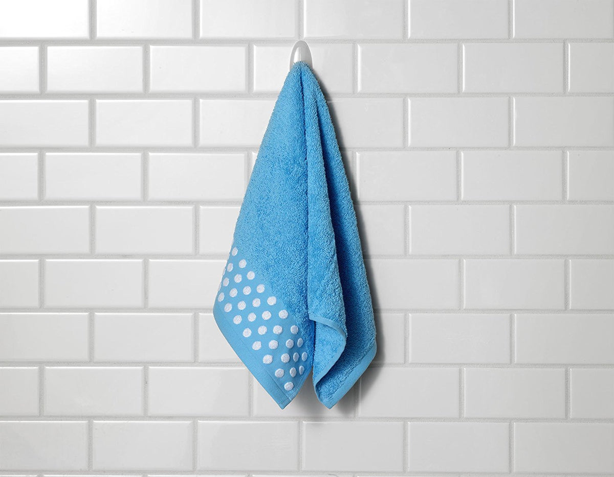 Command BATH18-ES Medium Bath Hook w/ Water-Resistant Strip, Frosted, 2-Count