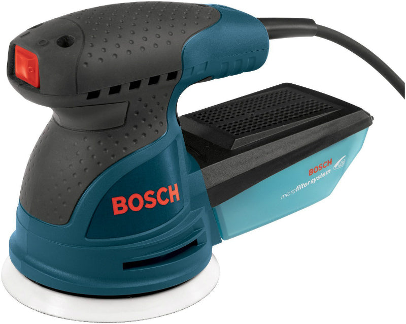 Bosch ROS20VSK Variable Speed Palm Random Orbit Sander Kit, 5"