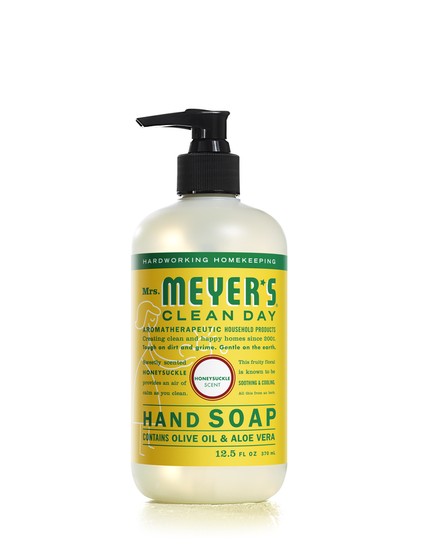 Mrs. Meyer's Clean Day 17425 Liquid Hand Soap, 12.5 Oz, Honeysuckle Scent